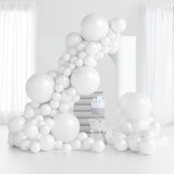 145pcs White Balloon Kit – Mixed Sizes for Party, Wedding, Baby Shower & Event Decor
