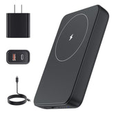 NEWQ Wireless Magnetic Power Bank with 20W Fast Charger: Magnetic Wireless Portable Charger Magnetic Battery Pack Fast Charging for iPhone 15/14/13/12 Pro/Pro Max/Plus/Mini