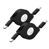 Retractable Usb C To Usb C Charging Car Cable 3.3Ft Andriod Phone Type C Fast Charging Cord For Iphone 16 15 Pro Max, Samsung Galaxy A16 A35 A15 5G A55 A54 A14 S24 Fe Ultra S23 S22 S21, Pixel 9 Pro 8A
