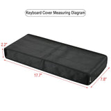Keyboard Dust Cover, Covers Standard Size Pc Keyboards, 1680D Nylon Anti-Dust