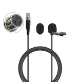 Xlr Lavalier Microphone Replacement For Akg Samson Wireless Transmitter, Phenyx Pro Mic - Lav Lapel Clip, Wearable, Ta3F Plug