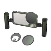 Smallrig X Brandon Li Mobile Video Kit For Iphone 15 Pro Max With Wireless Quick Release Handles, 52Mm Magnetic Vnd Filter, 52Mm Filter Adapter, Phone Rig For Youtube/Video Recording/Vlog - 4407