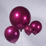 Burgundy Balloon Garland Kit: Double-Stuffed Maroon Balloons, Graduation Decor