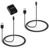 2-Pack Dog Bark Collar Charger for FAFAFROG Training Collar, Magnetic USB Charging Cable with Power Adapter