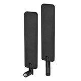 High-Gain Wifi6 Antenna - Tri-Band 2.4Ghz/5Ghz/6E - Rp-Sma Male Connector (2-Pack) For Wifi Router Wireless Network Card Usb Adapter Security Ip Camera Video Surveillance Monitor Wifi 6 Antenna