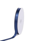 Solid Satin Ribbon, 5/8-Inch By 100 Yard, Navy Blu, Solid, Navy Blue