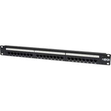 Tripp Lite 24-Port 1U Rackmount Cat6 110 Patch Panel 568B, RJ45 Ethernet(N252-