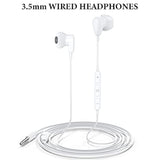 Aux Earbuds Earphones For Galaxy A11 A20 A71, 3.5Mm Wired Headphones With Mic,