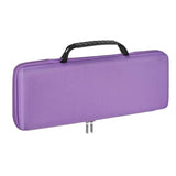 GEEKRIA Keyboard and Mouse Combo Case, Hard Shell Travel Carrying Bag for Compact 84 Key Low Profile Gaming Keyboard, Compatible with Logitech POP Keys, Nuphy Air75, LOFREE Flow84 (Purple)