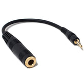 Genuine Adapter Cable Female 1/4" 6.3Mm To Male 1/8" 3.5Mm Plug For Headphones