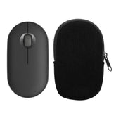 kwmobile Mouse Case for Logitech Pebble Mouse 2 M350s / M350 Carry Case - Protective Carry Pouch for Bluetooth Mouse - Soft Neoprene Protection - Black