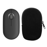 kwmobile Mouse Case for Logitech Pebble Mouse 2 M350s / M350 Carry Case - Protective Carry Pouch for Bluetooth Mouse - Soft Neoprene Protection - Black