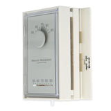 1E50N-301 Low V Mechanical Thermostat, 50 To 90 Degree F, White