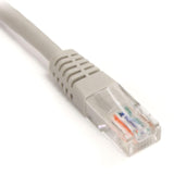 100 Ft Cat5E Patch Cable With Molded Rj45 Connectors - Gray - Cat5E Ethernet P