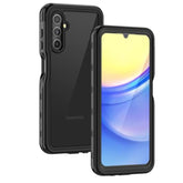 For Samsung Galaxy A15 5G Phone Case, Ip68 Waterproof Dustproof Cover With Screen Protector, Heavy Duty Full Body Protective Case For Samsung Galaxy A15 5G, Black/Clear