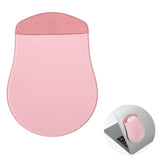 Mouse Holder For Laptop Universal Stick-On Mouse Pouch For Laptop, Reusable Adhesive Mouse Pockets For Wireless Mouse, Computer Office Home