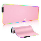 Extra Large Rgb Gaming Mouse Pad-14 Light Modes, Extended Soft Led Mouse Pad, Anti-Slip Rubber Base, Computer Keyboard Mousepad Mat (31.5 X 12 Inch)