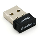 Wifi 4 Usb Nano Wireless Network Dongle Adapter For Linux (Black)