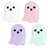 40Pcs Halloween Paper Plates Boo Ghost Pastel Disposable Dinner Plates Party Tableware