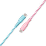 Powerthru Usb-C To Usb-C Cable (2M/6.6Ft) - Cotton Candy