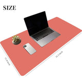 Pink Mouse Pad, Large Office Decor Desk Mat, Non-Slip Rubber Desk Pad Protector, Laptop Computer Gaming Mouse Pad Xl, Waterproof Solid Mouse Mat For Home, 31.5X 11.8 Pink Keyboard Pad