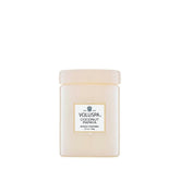 Voluspa Coconut Papaya, Small Candle Jar, 5.5 oz, 50 Hour Burn Time, Coconut Wax for Clean Burning, Handcrafted in The USA