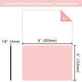 Small Mouse Pad 6 X 8 Inch, Mini Mouse Pad Thick For Laptop Wireless Mouse Home Office Travel, Portable & Washable (Pink)