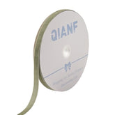 Vintage Sage Green Velvet Ribbon Christmas Ribbon For Gift Wrapping Crafts Christmas Tree Ornaments Garland Decorations, 5/8 Inch X 25Yd