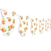Little Cutie Bodysuit Banner Citrus Decorations "Little Cutie On The Way" Baby Shower Decor