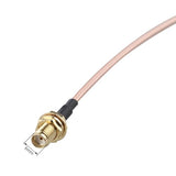 2Pcs Sma Female Bulkhead Mount To Sma Male Right Angle Antenna Extension Cable Rg316 Coaxial Cable 30Cm/12 Inch Compatible With 4G Lte Router Usb Apter Rtl Sdr Receiver Iot Gateway