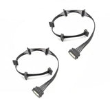 2 Pack 15 Pin Sata To 5 Sata Power Splitter Extension Cable For Hddssd - 21 In