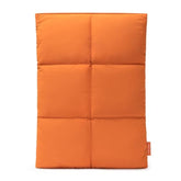 Puffy Laptop Sleeve 13 Inch 14 Inch, Quilted Puffer Laptop Carrying Case, Pillow Case Compatible With Macbook Air M4 2025 M3 M2 M1, Macbook Pro M4 Pro/Max, Orange