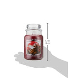 Red Hot Cinnamon Large Glass Apothecary Jar Scented Candle, 21.25 Oz, 21 Ounce