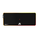 'Full Health' Rgb Gaming Mouse Pad | Extra Large Desk Mat | Xxl Mousepad Led | Easy Clean Surface | Non-Slip Rubber Base | Extended Light Up Computer Office Mousepad |