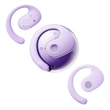 Purple Open-Ear Bone Conduction Bluetooth Headphones Wireless Earbuds