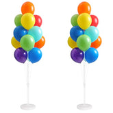 Balloon Column Kit For Floor - Set Of 2, Balloon Tower Backdrop Decoration With Stand, Base And Pole For Wedding, Baby Shower, Birthday Party, Or Bachelorette Parties (Multicolor)