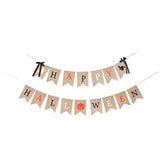Happy Halloween Banner Garland Decorations Indoor Outdoor Office Mantle Party Decor