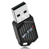 2-In-1 Usb Wifi 6 Adapter With Bluetooth 5.4 Dual Band 2.4/5Ghz, 900Mbps Wireless Network Adapter For Desktop/Laptop, 802.11Ax, Driver Free, Wpa3, Mini Wifi Dongle For Windows 11/10