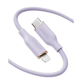 Anker USB C to Lightning Cable, MFi Certified Cable for iPhone 13 Pro 12 Pro Max 12 11 X XS, Supports Power Delivery (Lilac Purple, 6ft)