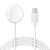 Charger Cable For Apple Watch, 1M Usb C To Magnetic Wireless Fast I-Watch Charging Cable, Compatible With Series Ultra/9/8/7/6/Se/Se2/5/4/3/2,Magnetic, Usb C Interface, 1M Data Cord- White