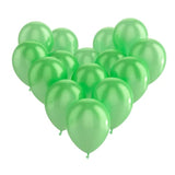 100 Pack Green 12 Inch Latex Balloons Helium Quality for Birthday Wedding Party Decor
