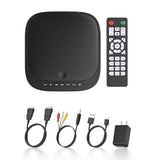 Mini DVD Player with HDMI, Small DVD Player that Plays All Regions and Formats, DVD CD Players for TV Support 1080P Video, AV Output, USB/TF Card