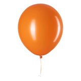 50pcs Orange & White Balloons – 12" Latex and Confetti Balloons for Party Decorations