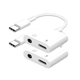 Usb C To 3.5Mm Headphone Jack And Charger Adapter, 2-In-1 Audio & Fast Charging Splitter For Apple Iphone 16/15/Pro/Pro Max, Ipad, Samsung, Pixel, And More 2Pack