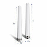 3/6/7 Dbi Outdoor Tri-Band Omni Antenna Kit, Tew-A057, 2.4Ghz, 5Ghz, 6Ghz, Compatible With 802.11Be/ Ax/Ac/N/G/B/A Routers And Access Points, N-Type Connector, White