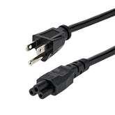 StarTech.com 6ft (1.8m) Laptop Power Cord NEMA 5-15P to C5 (Mickey Mouse) 10A 125V 18AWG Laptop Replacement Charger Cord Brick Cord - UL Listed (PXT101NB3S)