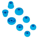 Replacement Beats Earbuds Replacement Tips Compatible With Beats Powerbeats 2/3 Wireless Earbuds Wireless Headphones 4 Pair Ear Buds Rubber Tips(Indigo)