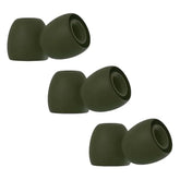 3 Pairs Premium Ear Tips For Powerbeats Pro Earbuds In Ear Tips, Silicone Washable Noise Reducing Secure Fit For Beats Powerbeats Pro, Fit In Case, Buds Tips Army Green, Small