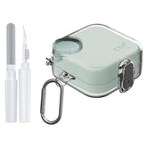 For Cmf Buds 2 Plus/Cmf Buds 2 / Cmf Buds Pro 2 Case With Safety Lock, Flexible Tpu Clear Protective Case With Cleaner Kit & Carabiner Accessories Set(Clear)