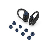 Replacement Eartips Silicone Earbuds Buds Set Compatible With Powerbeats Pro Beats Wireless Earphone Headphones, 4 Pairs (Dark Blue)